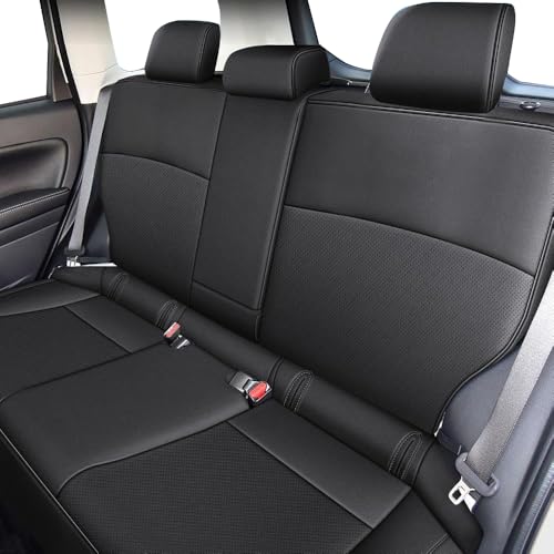 Image of IKABEVEM Custom Fit Seat Covers for Subaru Outback 2015-2019 Full Set Black