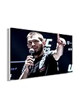 Funny Ugly Christmas Sweater Khabib Nurmagomedov Metal Print Wall Art Boxer of UFC Home Decor 8' x 12'