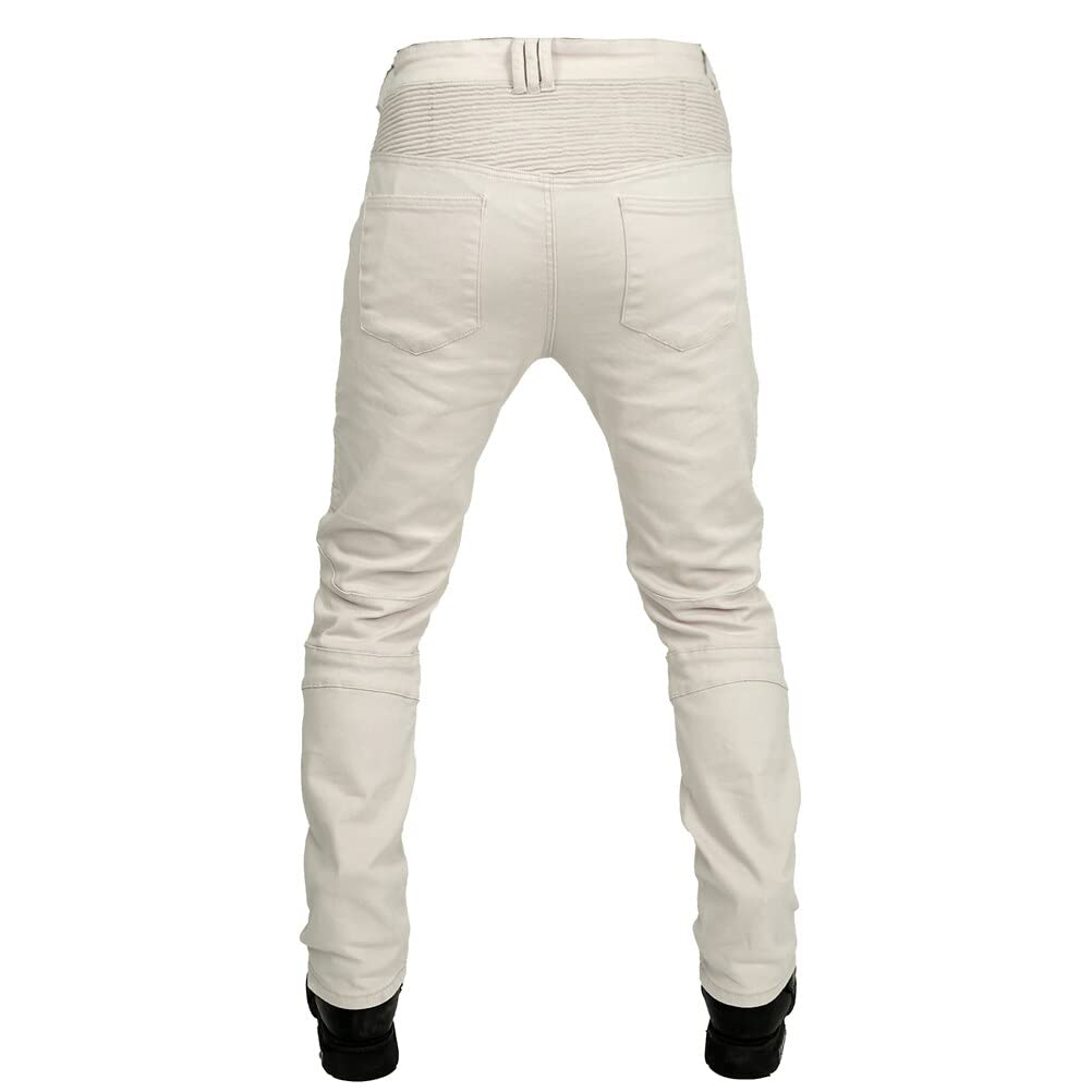 Impermeabile Moto Equitazione Pantaloni per Uomini Donne Retrò Biker Jeans Motocross Racing Pantaloni con 4 X CE Armatura Ginocchiere