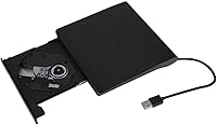 Vista 1 de Vbestlife - Unidad externa de CD y DVD, USB 3.0 Slim portátil DVD RW, lector de grabador de CD RWDVD RW, grabadora de reproductor de DVD