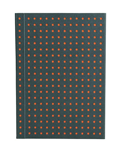 Grey on Orange Journal: Unlined A7 (Circulo)
