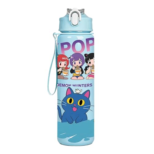 K-pop D-emon H-unters Botella de agua de 700 ml a prueba de fugas...