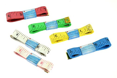 Set de 12 cintas métricas de sastre SE 5 pies miniatura 3