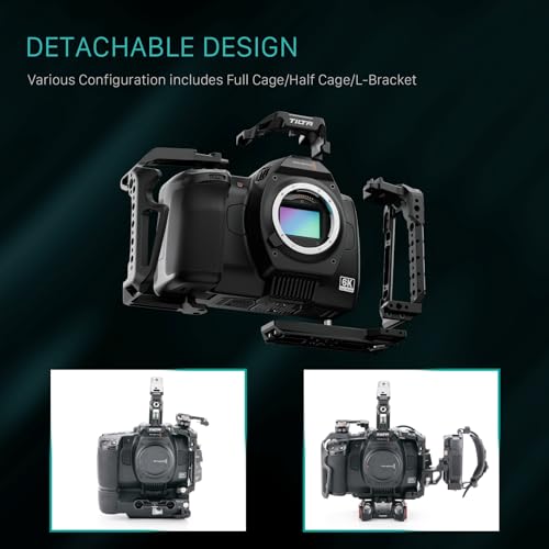 Cage BMCC 6K Tilta avec support SSD et plaque de base 15mm TA-T64-A-B
