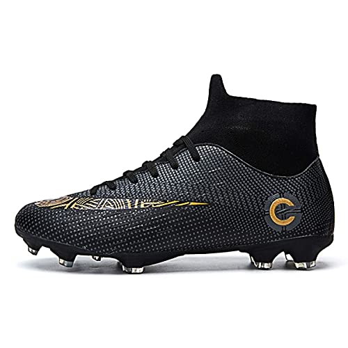 chaussures de football pour garçons Chaussures de football Hommes Top haut de Spike Crampons Outdoor Athletics formation Chaussures de football Bottes Chaussures de compétition/formation Terrain de te Cover