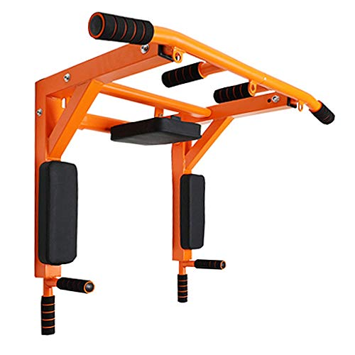 Klimmzugstangen Kinnstange Wand Fitness-Reck Wandmontierbare Fitnessstange Abnehmbarer Multifunktionsbarren Fitness-Boom Für Fitnessmuskeln (Color : Orange, Size : 92 * 72 * 48cm)