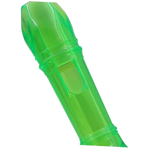 Kisangel Green Abs Soprano Recorder Flute 8 Hole Music Instrument for Learning and Playing