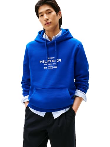 Sweatshirt à capuche Tommy Hilfiger de qualité supérieure avec logo imprimé