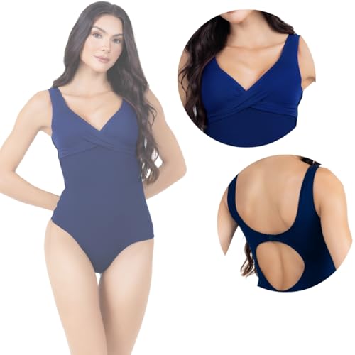 Maiô Body Feminino Chapa Barriga Kit 2 Unidades Com Forro Interno Bojo Removível Modelo Transpassado