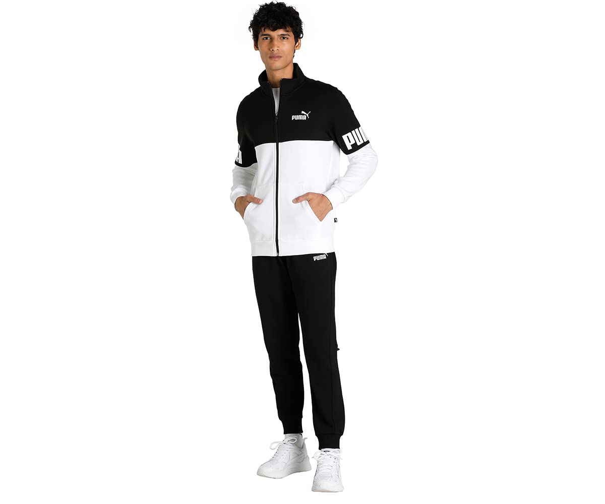 PUMA Puma Power Colorblock Suit Fl Cl Tuta in poliestere Uomo (Pacco da 1)