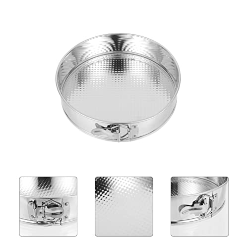 Doitool Springform Pan 10 Inch Stainless Steel Springform Cake Pan, Leakproof Nonstick Cheesecake Pan With Removable Bottom, Round Springform Cake Pan For Baking #TOP7