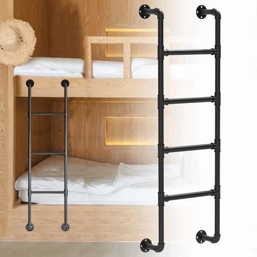Escalera para literas universal de pared: evita caídas con su metal resistente 2