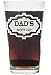 Dad's Sippy Cup - Engraved Beer Glass Pint - 16 oz - Permanently Etched - Fun & Unique Gift!