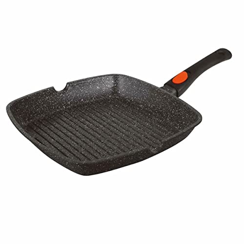 PRADEL LUXE, grill 28 cm tous feux dont induction, manche amovible… Cover