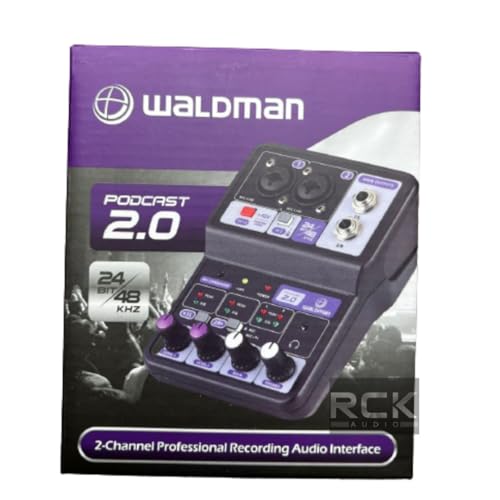 Mesa de Som Waldman Podcast 2.0 2 Canais C/Interface de áudio