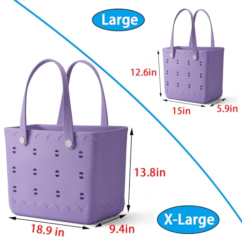 Rubber Beach Bag Waterproof Washable Tip-Proof Durable Tote Bag for Beach Boat Pool and Sports X Large Rubber Tote2