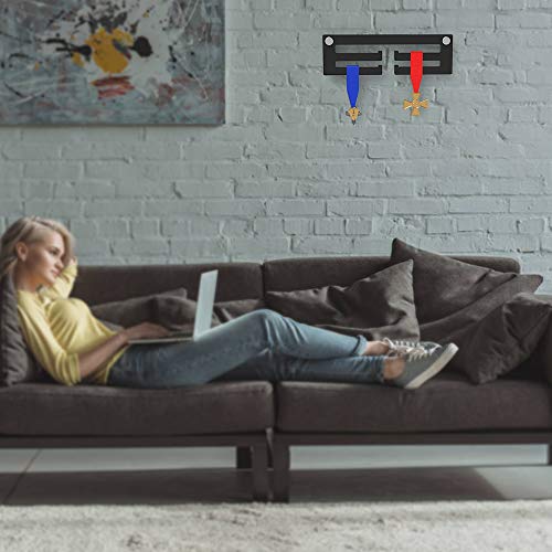 DECDEAL Cabide de exibição de medalha personalizado Victory Wall Hanger Expositor de medalha motivac