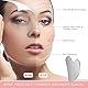 Gua Sha Stein, Edelstahl Gua Sha Stein für Kieferformung & Schwellungsreduktion, Hautpflege Geschenk für Gesicht, Augen, Hals, Körper (Silber)