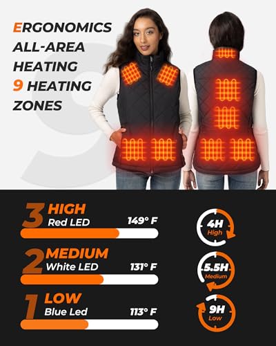 Gotobi QL66 Women'S Heated Vest With 16000Mah 7.4V Battery thumb #1