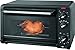 Clatronic CLA-MBG3521 Horno de sobremesa con Grill, convección y asador rotativo, 1500 W, 28 litros, Negro/Plata