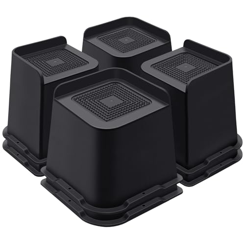 Bed Risers 5 Inch Heavy Duty, 8 Pack