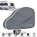 Tarpofix® Deichselhaube mit Doppel-Klickverschluss - universal Wohnwagen Deichselabdeckung in großer Ausführung -Anhängerkupplung Abdeckung Hülle für Anhänger mit Antischlingerkupplung & Kastenschloss