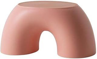 LLQM Taburete de Almacenamiento para niños de Dibujos Animados para el hogar, Taburete de sofá Redondo Creativo para Sala de Estar, Taburete para Cambiar Zapatos, Silla de Arco Iris Antideslizante