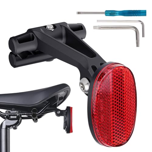 Luces De Ciclismo Trasero Anti -Cambio, Luz Trasera Para Bicicleta | Pulquadra GPS Post Weakight Antift Tracker | Un Localizador Incluido, Impermeable, Diseño De Luz Lateral, Accesorios