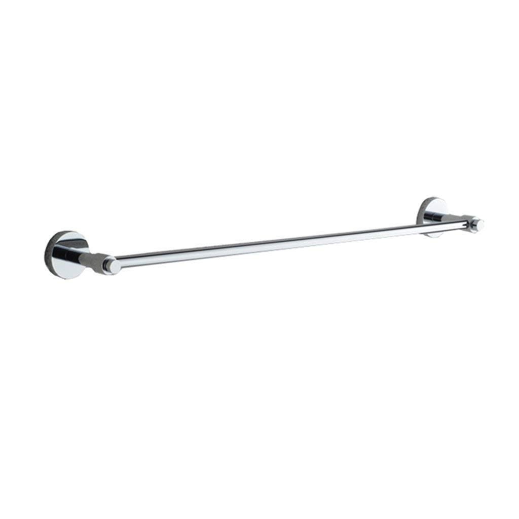 Single Towel Bar Wall Mounted Copper Towel Rail Chrome Polished Finish For Bathroom Towel Rack