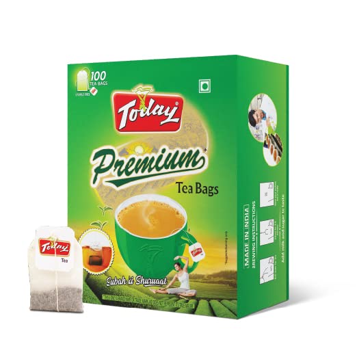 Premium Black Today Tea Bags - Rich Aroma & Full-Bodied Flavor (100 Bags) (B0BPSWKTB2) Amazon Price History, Amazon Price Tracker