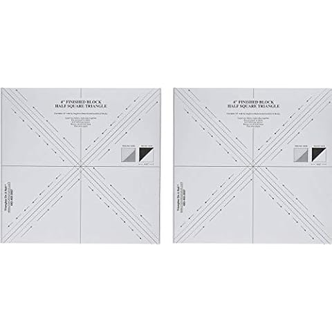 Triangles On A Roll Half Square, 4" (2) Cover