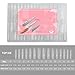 Dual Forms 15 Sizes Clear Nail Extensions Warp-Resistant 240PCS False Nail Tips for Beginners & Professionals Forms Gel Tips Clear Dual BEAUTY..