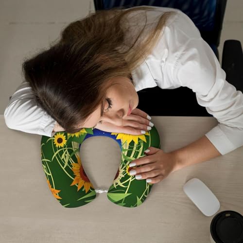Almohada de viaje espuma viscoelástica tamaño único miniatura 7