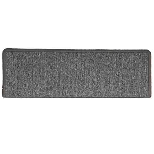 Tapis d'escalier lavables antidérapants 65 x 21 cm isolant phonique gris foncé - 6