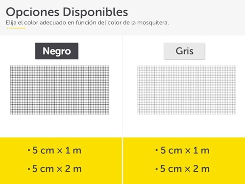 Miniatura 8 de Teeppo Cinta Reparación Mosquitera Gris 2 M, Cinta Adhesiva Autoadhesiva De Fibra De Vidrio Para Reparar Mosquitera De Ventana Y Puerta, Protección Contra Insectos, Incluye Tijeras