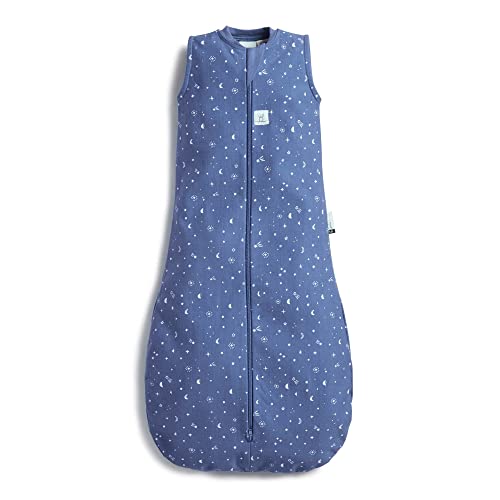 Image of ergoPouch 0.2 Tog Jersey Sleeping Bag – Arms-Out Baby Sleep Sack – Soft, Breathable & Comfortable (3-12 Months, Night Sky)