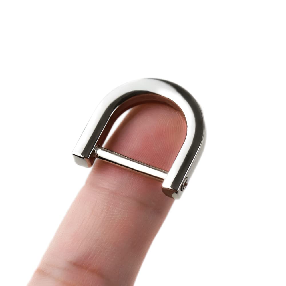 Amazon.co.jp: 合金Dリング D型 Dカン ネジ式 リング キーホルダー金具 