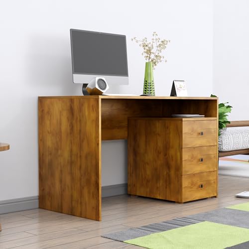 Image of Bniture Wooden Study Table for Home with Bottom Storage | Engineered Wood Study Table with Book Shelf | Multi Purpose Computer Desk for Writing | Laptop Table for Office & Home | Giant Wood