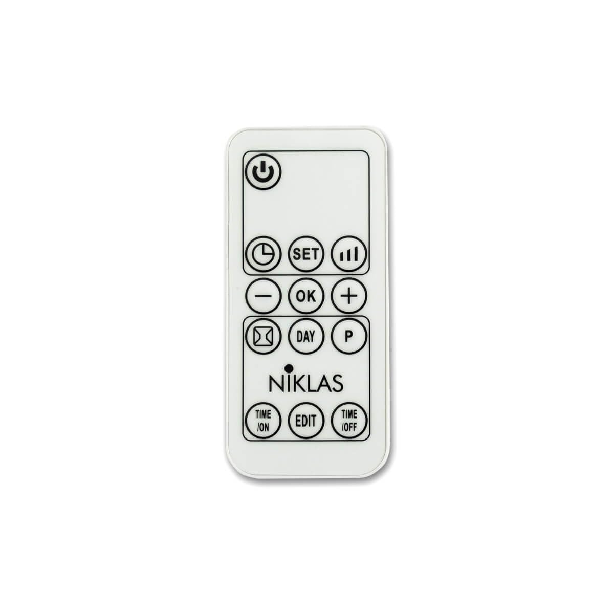 NIKLAS - Termoventilatore caldobagno stufa elettrica a parete 2000 W Trendy Digital Niklas, Radiante