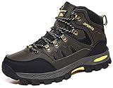 DimaiGlobal Zapatillas de Trekking para Hombres Zapatillas de Senderismo Botas de Montaña Impermeable Antideslizantes AL Aire Libre Deportes Escalada Verde2,44EU