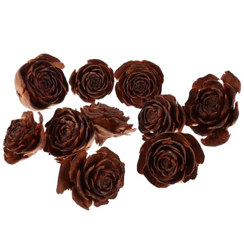 Set de 10 piezas flores secas naturales para decoración miniatura 1