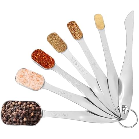 Accmor Stainless Steel Measuring Spoons Set of 7 Cover