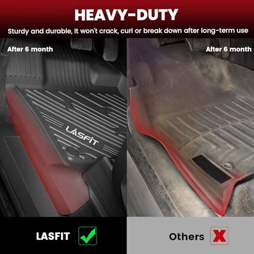Image of LASFIT Floor Mats for Ford F250 /F350 2017-2026 2027 Only Front Bucket Seat