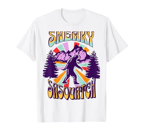 Sneaky Sasquatch, Sasquatch adventures, Sasquatch merch T-Shirt