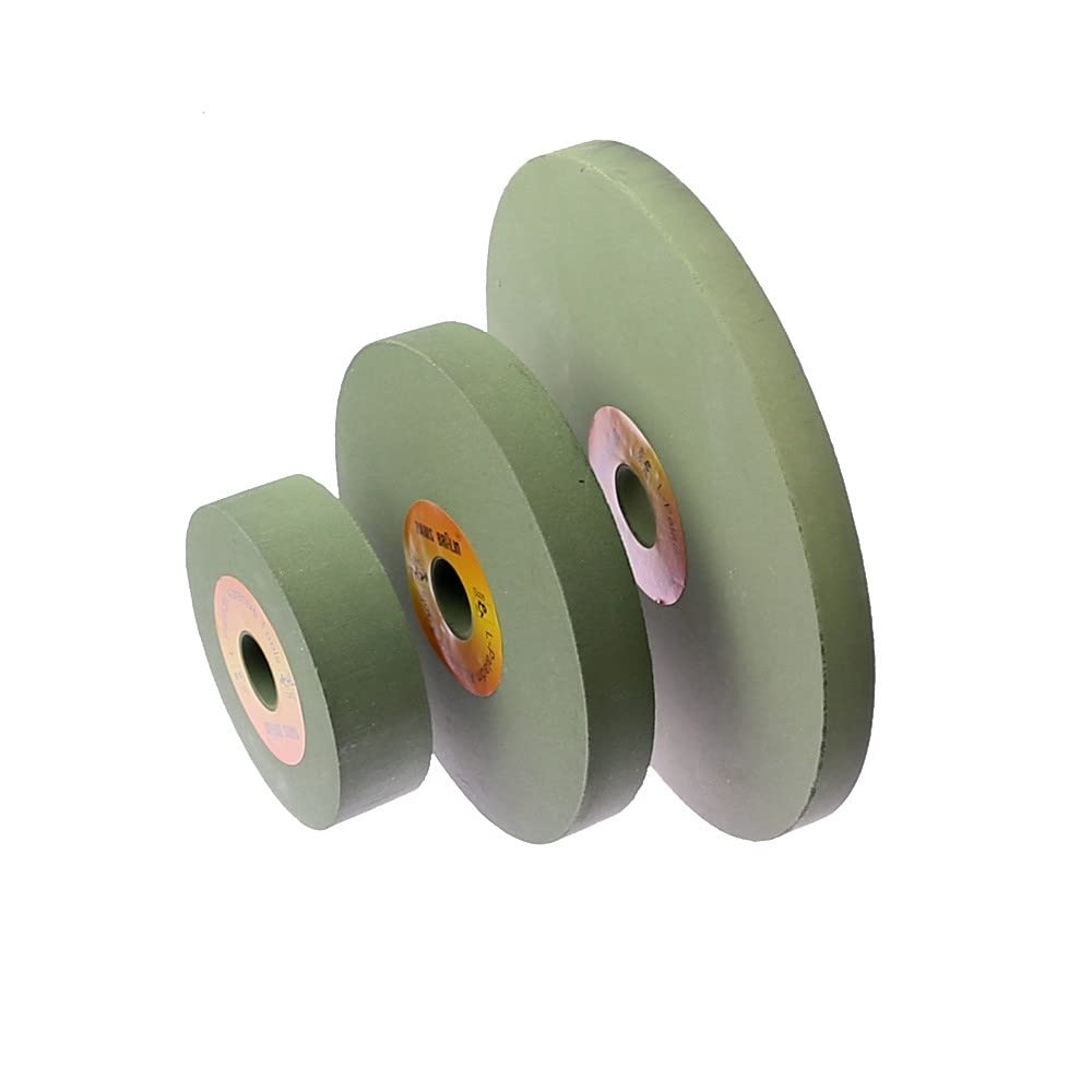 1 pezzo 100/150/200mm Mola per lucidatura del vetro Macinatura fine Strumento per smerigliatrice da banco per finitura finale, TH 15mm, OD 150mm