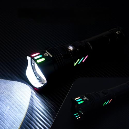 Super Bright Flashlight 100000 High Lumens USB C Rechargeable Strong LED | Long Lasting 15H, Powerful Long Distance 3280 ft, LCD Power Display, USB Discharging, Focus & Brightness Adjustable