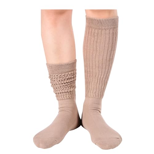 Zmart Slouchy Socks for Women - Pack of 4 Long Socks for Winter4