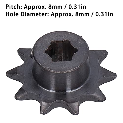 Les-Theresa 3 stuks stalen tandwiel aandrijving versnelling 8 mm toonhoogte zeskantgat 10 tanden set kit 5307-4008-0010 - Image 8