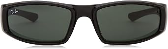 Ray-Ban RB4335 Wrap Around Rectangle Shape Sunglasses with Official RAYBAN Eyewear Kit