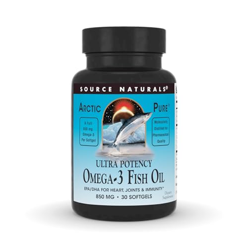 Source Naturals ArcticPure Ultra Potency 850 mg Omega-3 Fish Oil - 30 Softgels